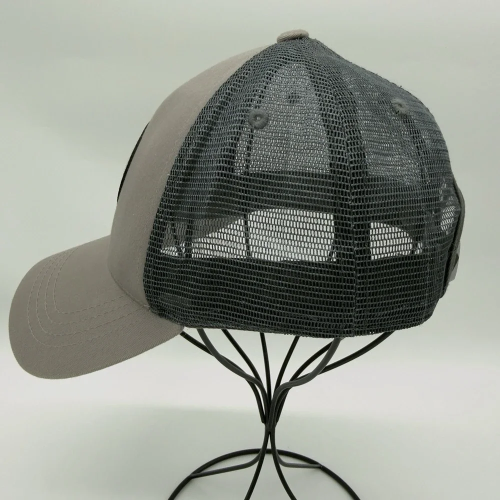 Obermeyer‎ Gray Meshback Baseball Cap Hat Snapback OSFA
